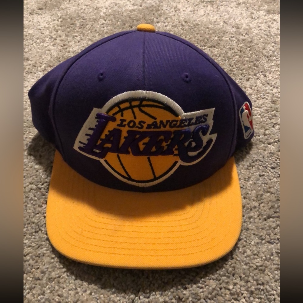 💙 Retro Mitchell & Ness Los Angeles Lakers Purple/Gold NBA Snapback